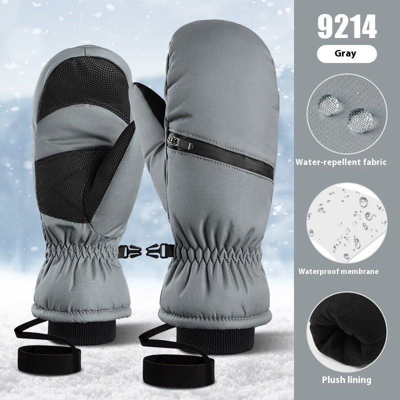 Warme Touchscreen-Handschuhe aus Rindsleder