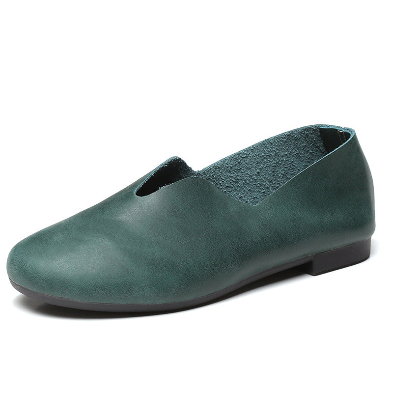 Vintage Leder Flats