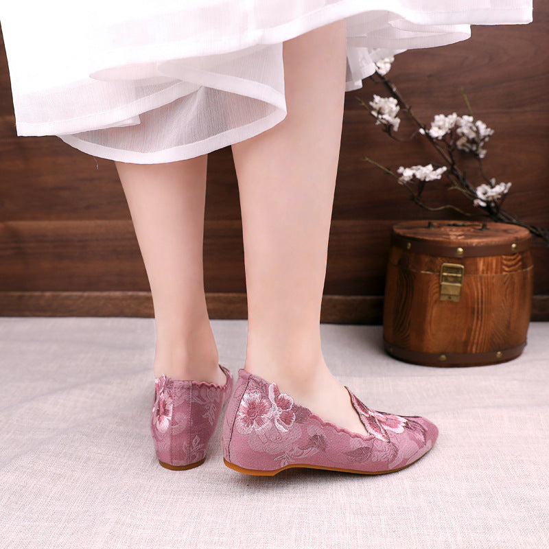 Vintage Flats mit spitzer Zehe