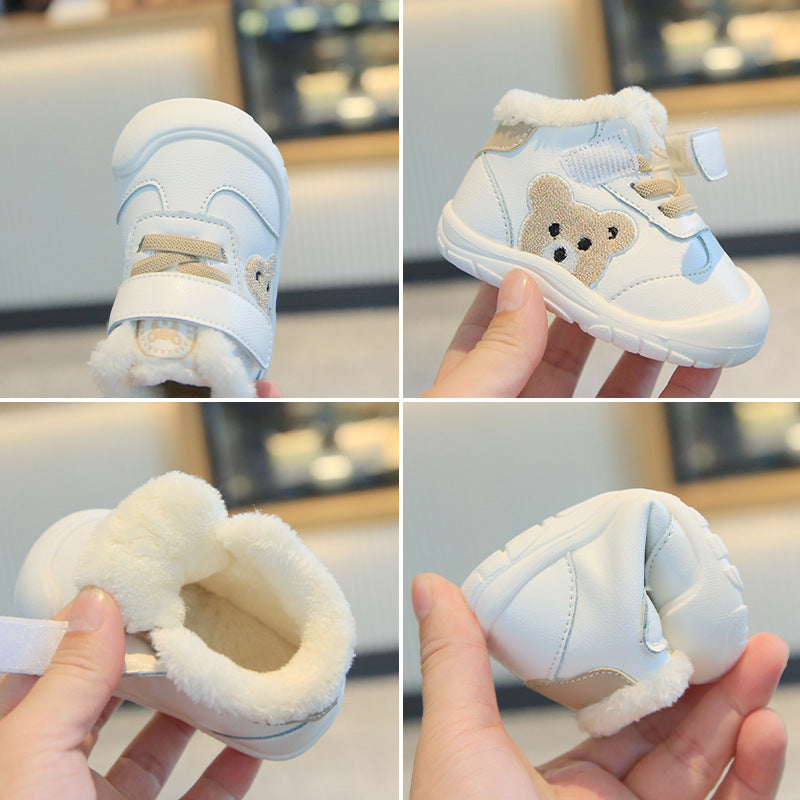 Winter-Kinderschuhe mit Cartoon-Muster