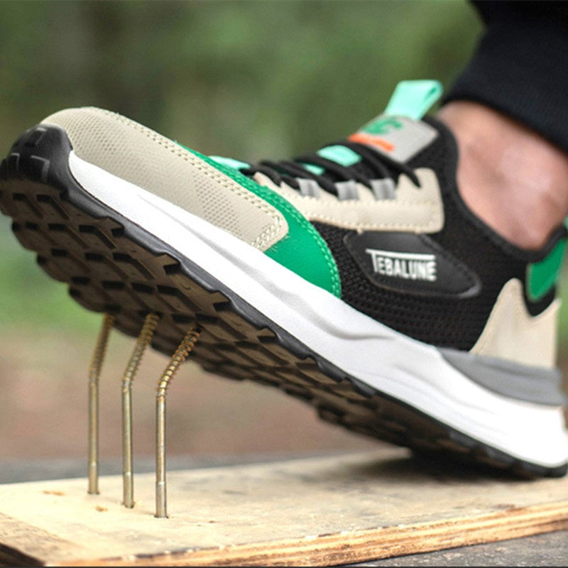 Leichte atmungsaktive Schuhe mit Stahlkappe