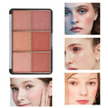 Multicolor Tan Red Matte Pearl Blush Tray | LuxeStyle