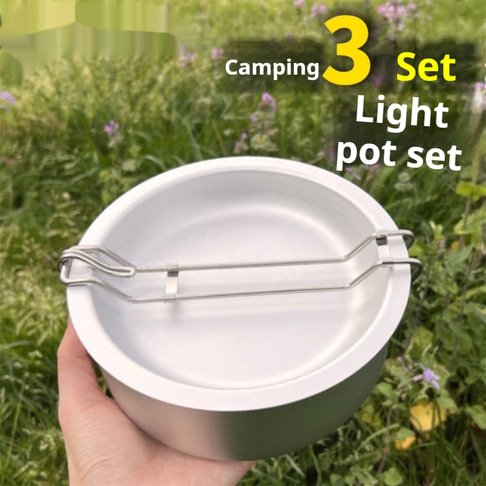 Camping Kochset – 3-teilig, leicht – Bild 5 | LuxeStyle