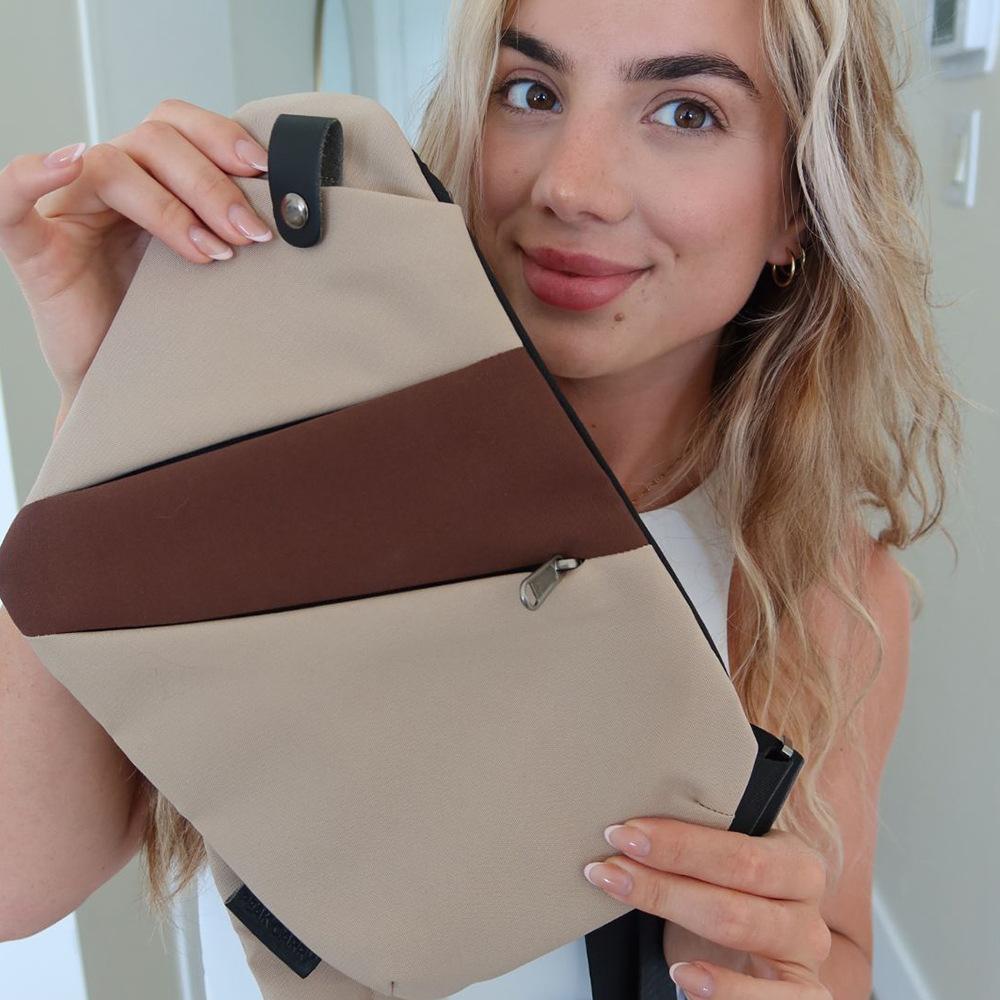 Schulter-Crossbody Tasche mit Diebstahlschutz – Bild 9 | LuxeStyle