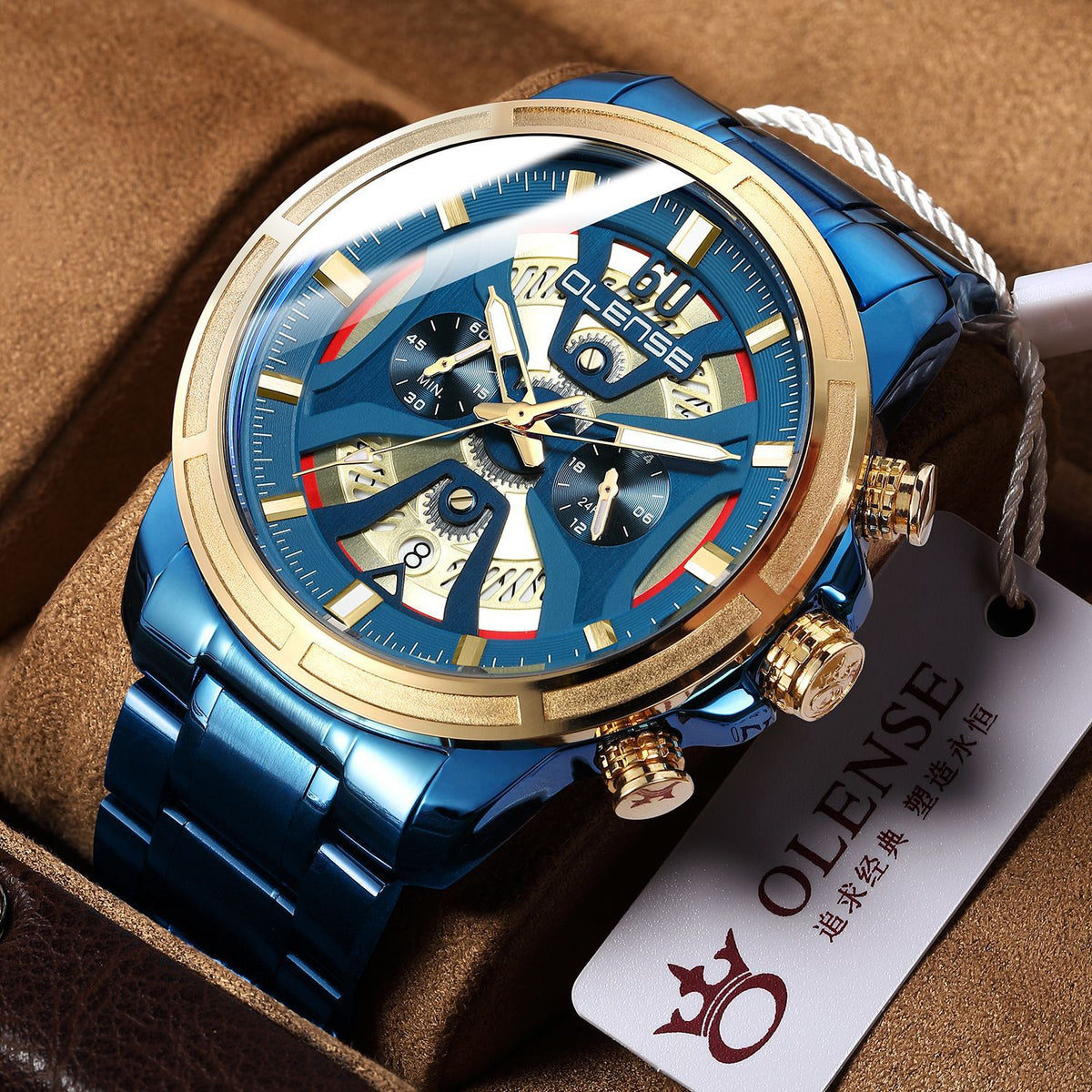 Herren Quarzuhr Multifunktion Analog – Bild 4 | LuxeStyle