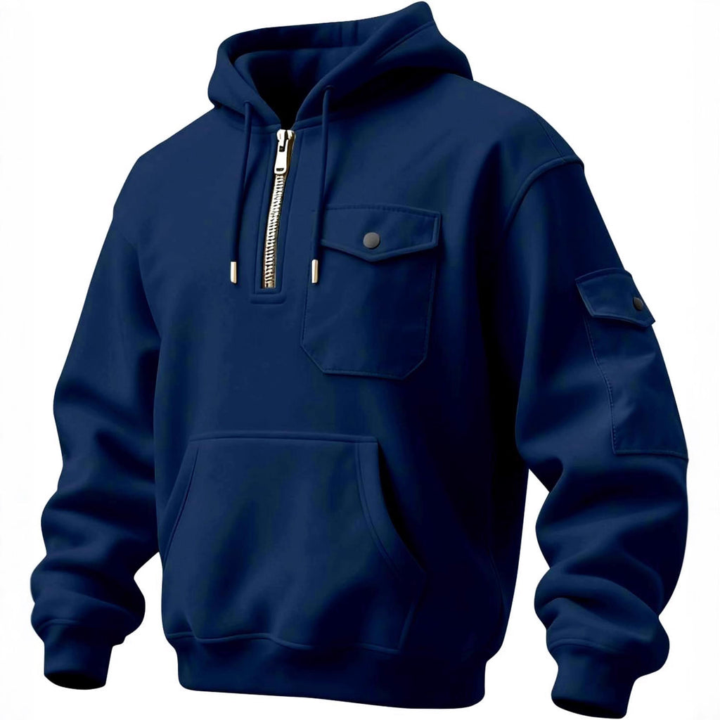 Herren Hooded Longsleeve Jacke – Bild 10 | LuxeStyle
