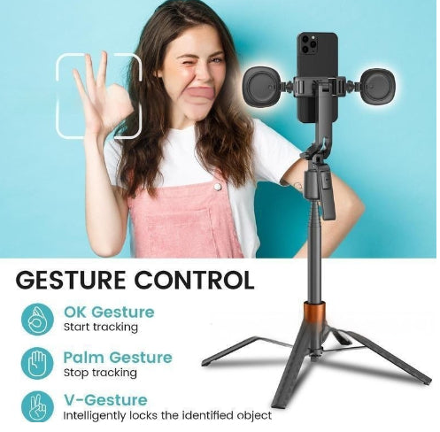AI Selfie Stick mit 3-Achsen Gimbal