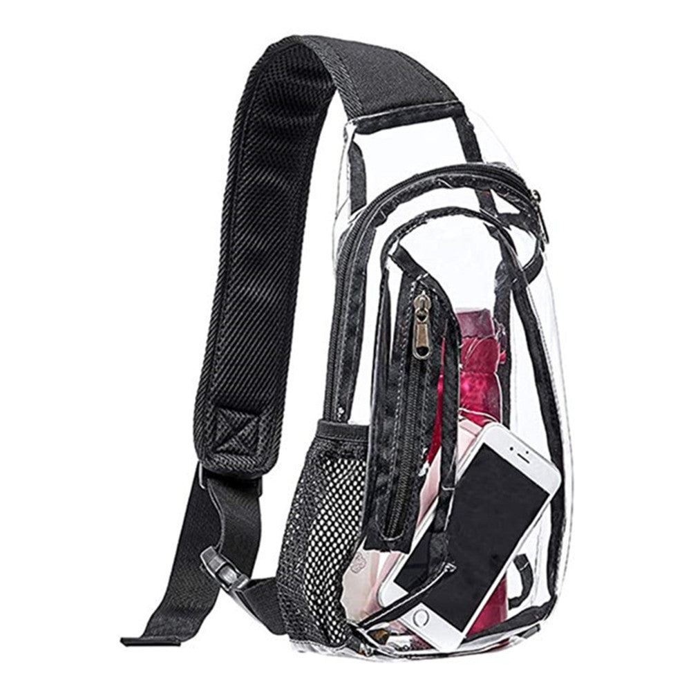 Transparenter PVC-Messenger für unterwegs | LuxeStyle