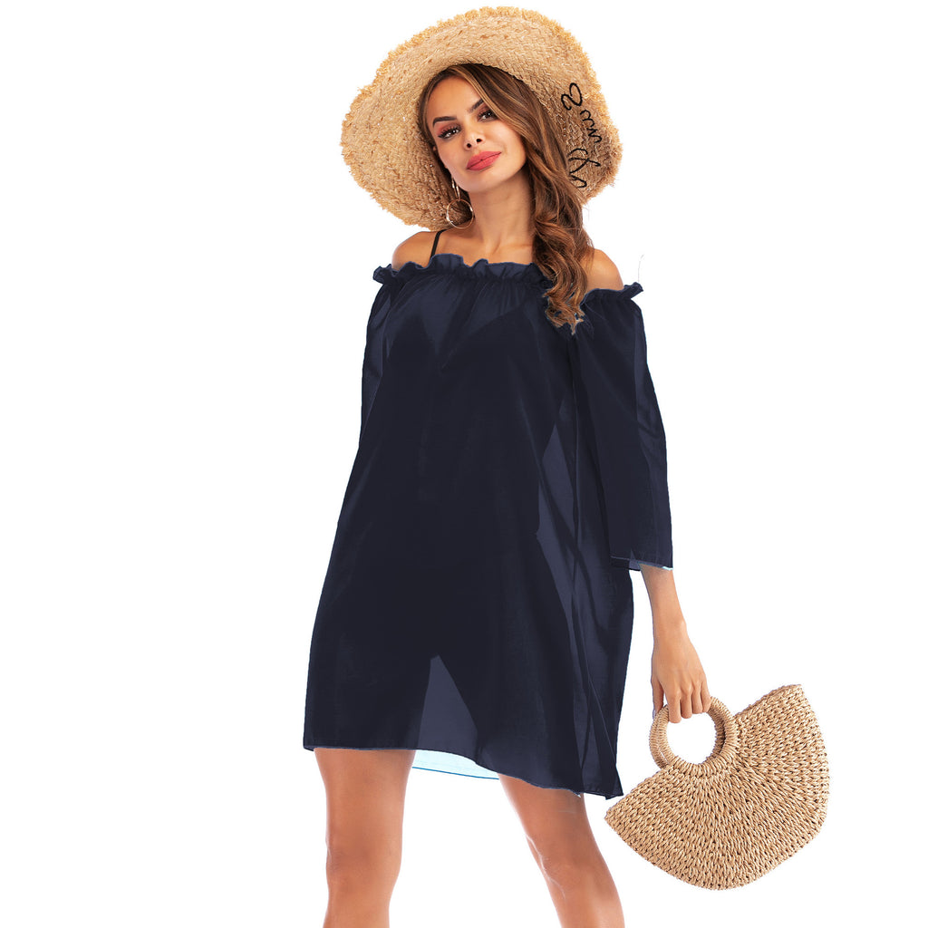 Elegante Rüschenbluse mit UV-Schutz – Bild 8 | LuxeStyle