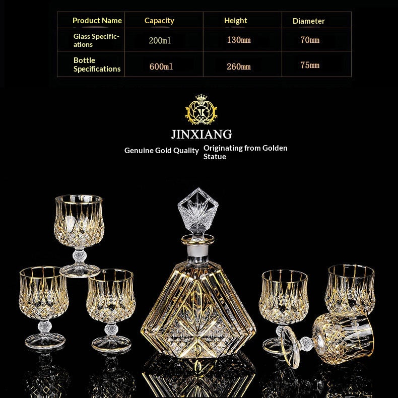 Kristall Whiskey Tassen Set