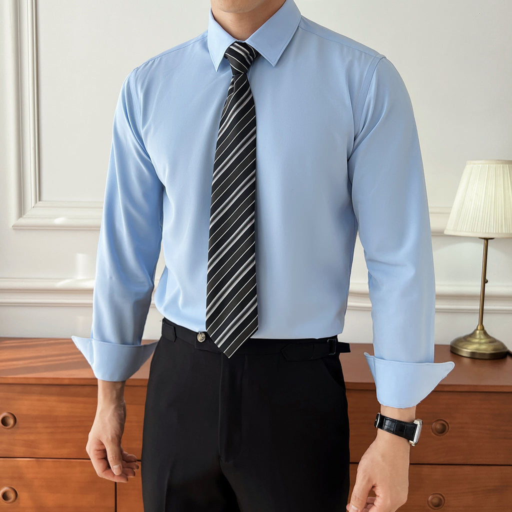 Business Hemd langarm, schmal geschnitten – Bild 11 | LuxeStyle