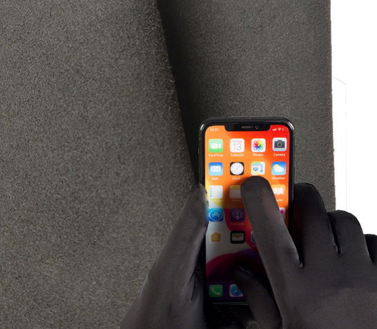 Leitfähiges Mikrofaser-Wildleder für Touchscreens – Bild 3 | LuxeStyle