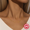 Herzförmiger Silberchoker