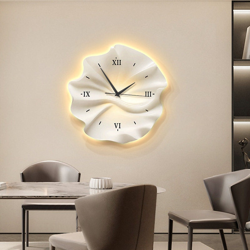 Stille abstrakte 3D Wanduhr