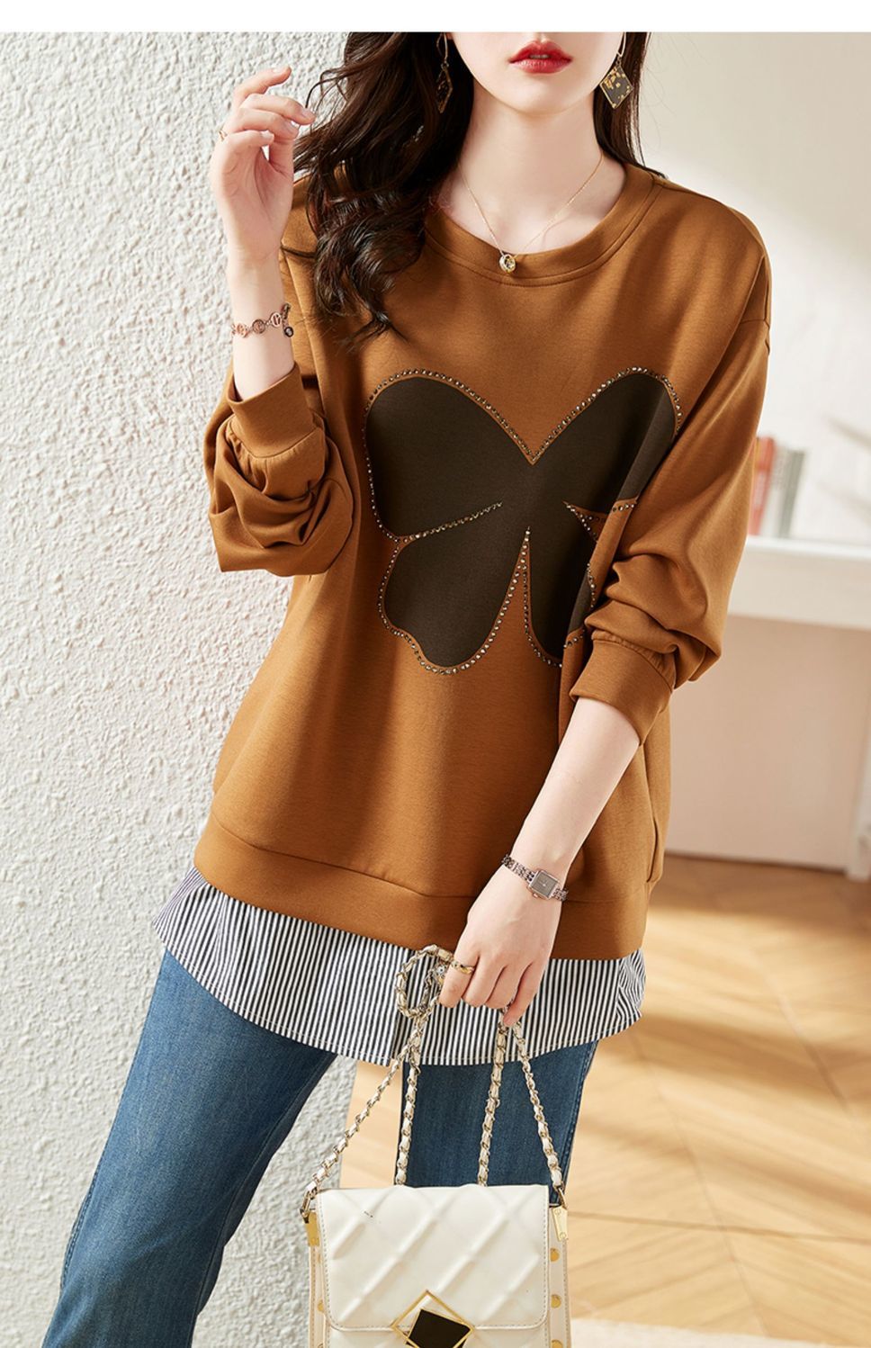 Chinesischer Baumwollpullover für Mädchen