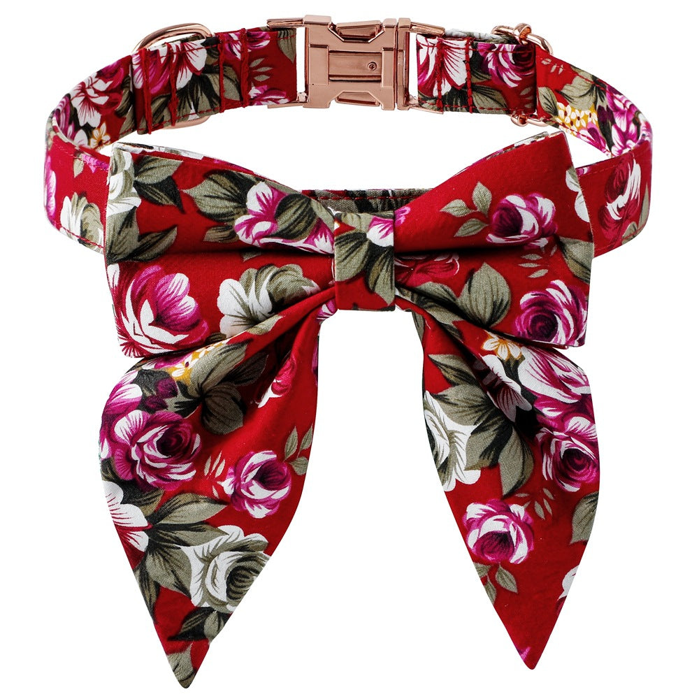 Halsband Baumwolle Rose Gold Schnalle – Bild 10 | LuxeStyle
