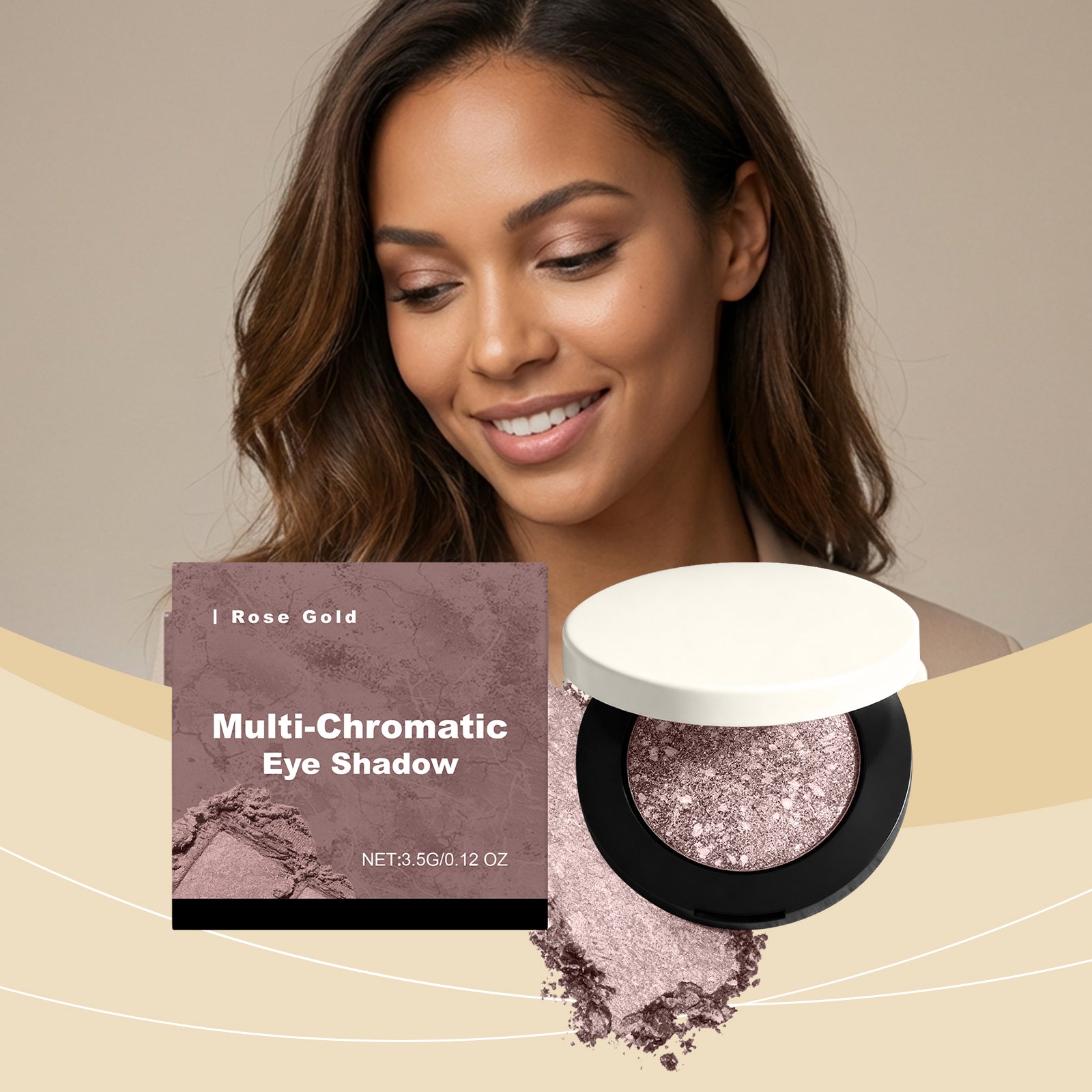3D Lidschatten Rose Gold