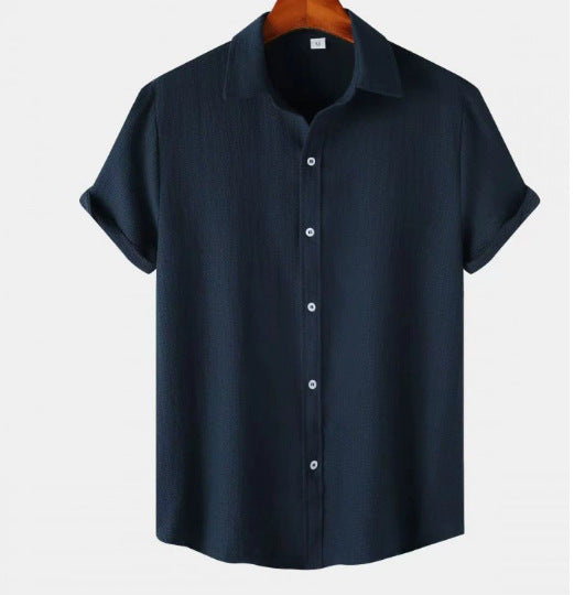 Kurzarm-Freizeithemd für Herren | LuxeStyle