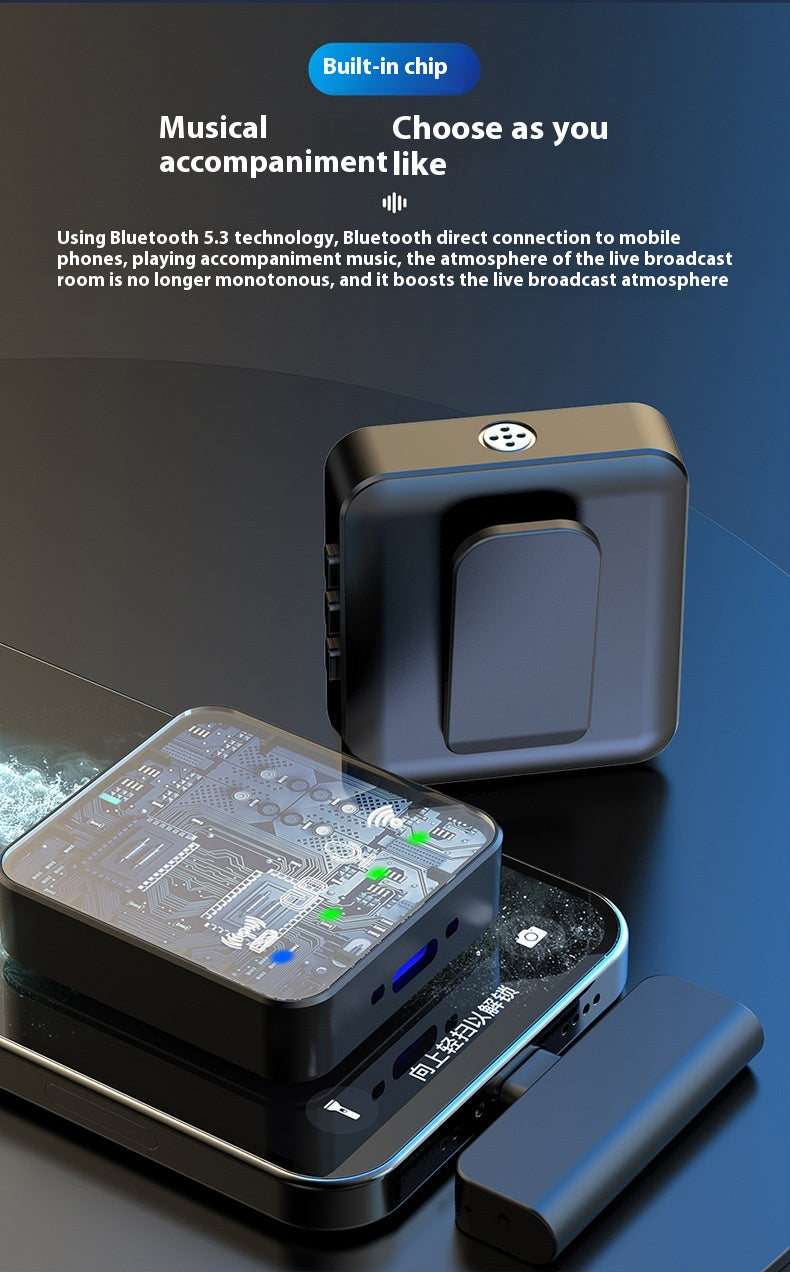 Kabelloses Bluetooth-Mikrofon mit Rauschunterdrückung