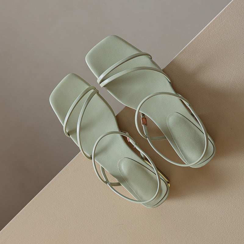 Grüne Koreanische Sandalen – Bild 9 | LuxeStyle