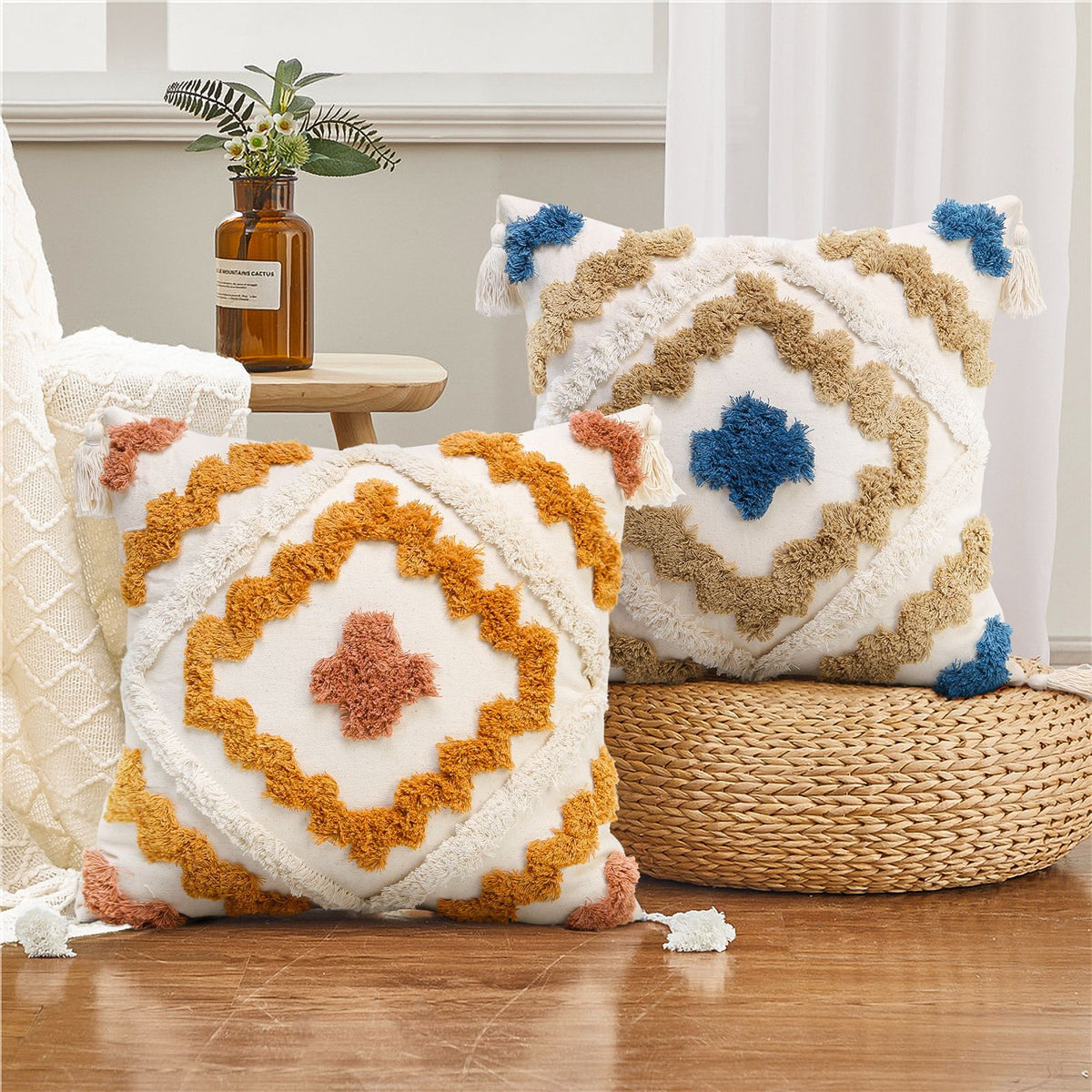 Geometrisches Muster-Kissenbezug – Bild 2 | LuxeStyle