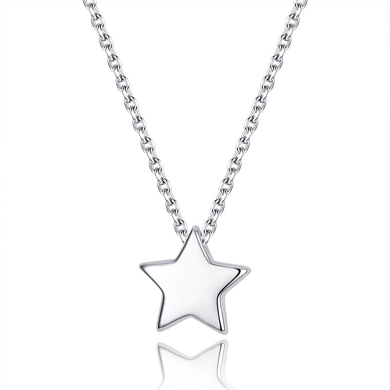 S925 Sterling Silber Stern Ohrringe