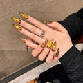 Tiger Eye Leopard Print Kunstnägel