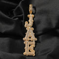 Diamantbesetztes Letter-Pendant