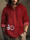 Herren Kapuzenpullover mit Knöpfen – Bild 17 | LuxeStyle
