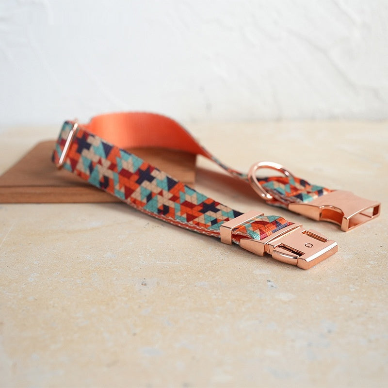Halsband- und Leinen-Set "Triangular Dunes" – Bild 5 | LuxeStyle
