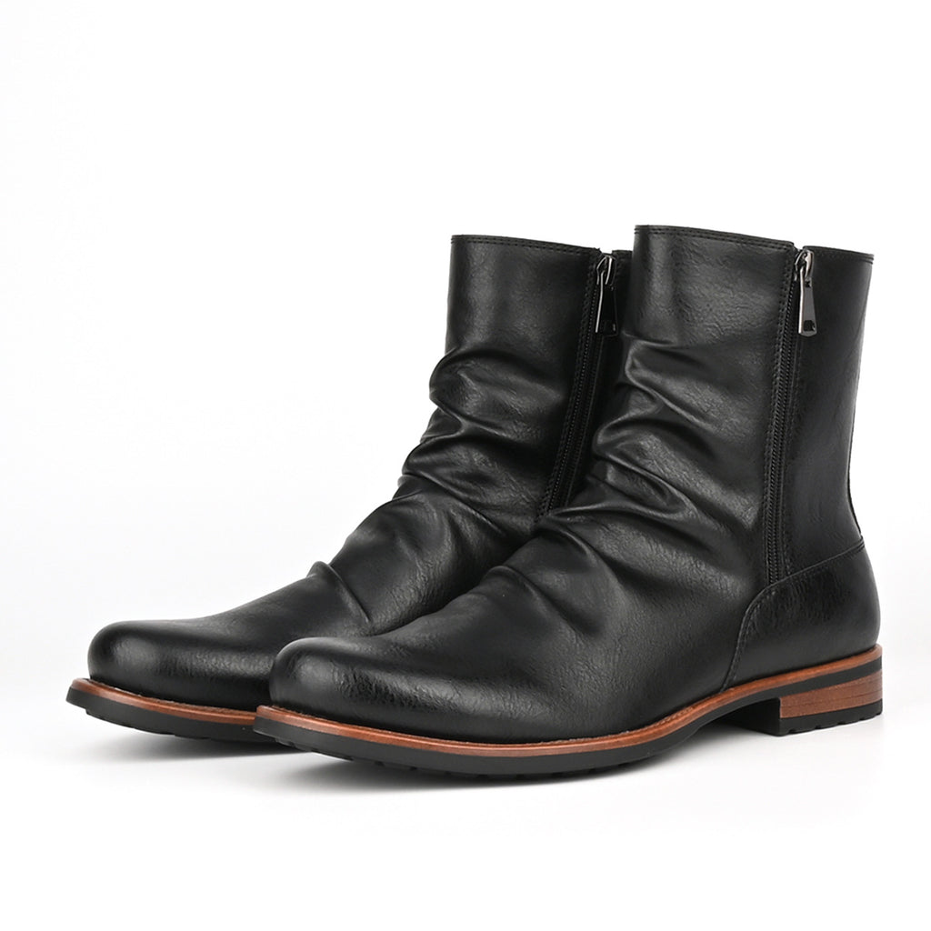 Herren Casual Boots mit Reissverschluss