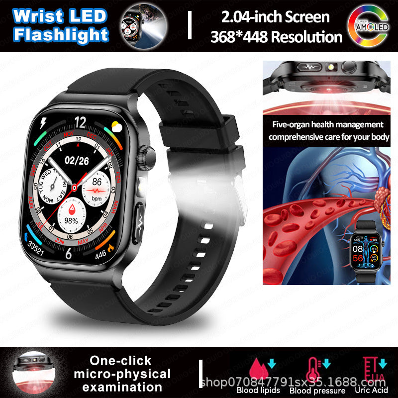 Smartwatch mit Bluetooth-Telefonie und Taschenlampe – Bild 12 | LuxeStyle