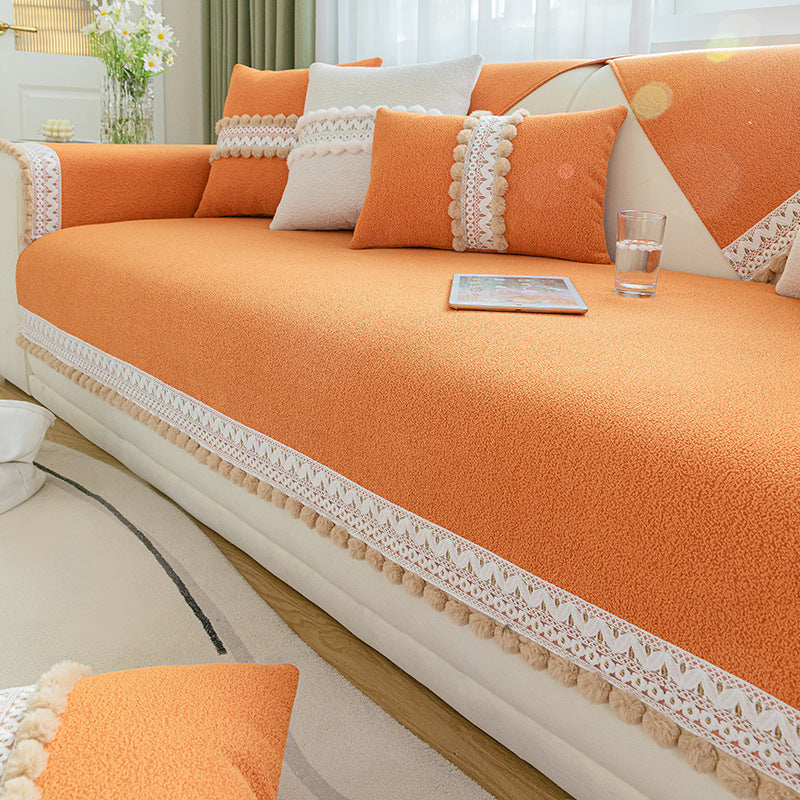 Chenille Sofa-Kissenbezug für alle Jahreszeiten – Bild 7 | LuxeStyle