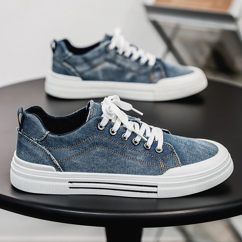 Denim Low-Top Sneakers für Herren