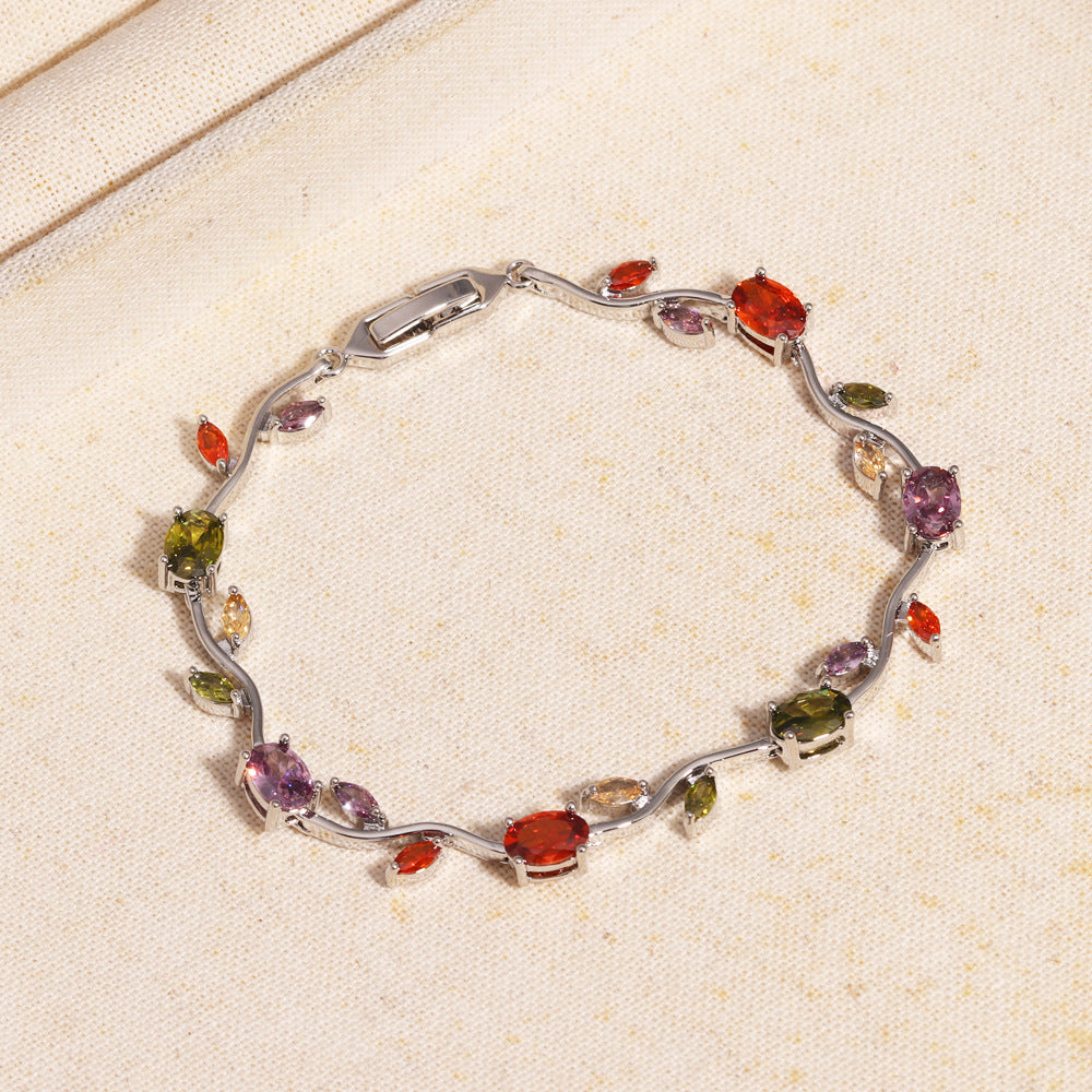 Verstellbares Zirkon-Armband – Bild 8 | LuxeStyle