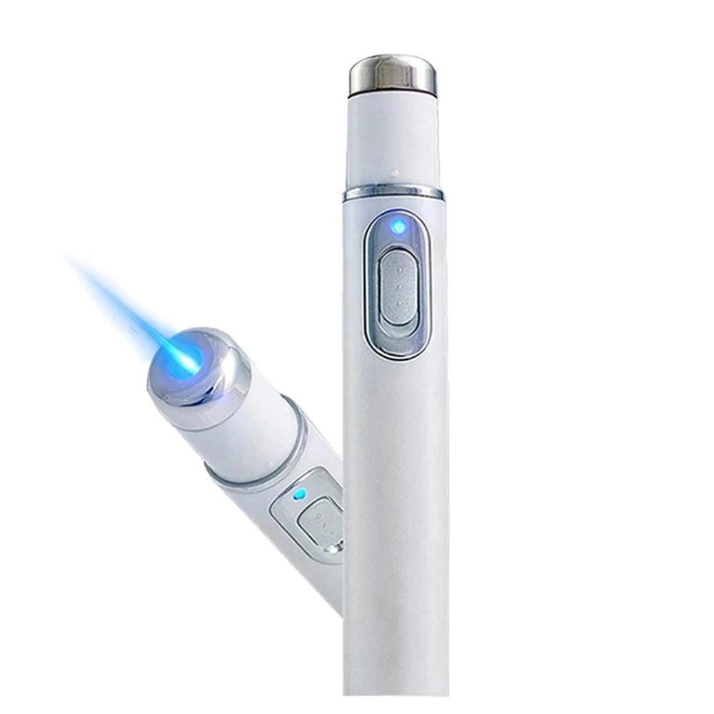 Blaues Licht für reine Haut