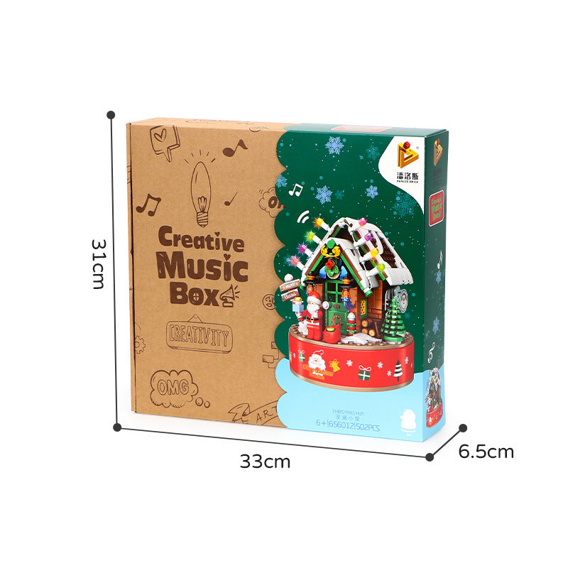 Bauklötze mit drehender LED-Weihnachtsbaum-Musikbox – Bild 5 | LuxeStyle