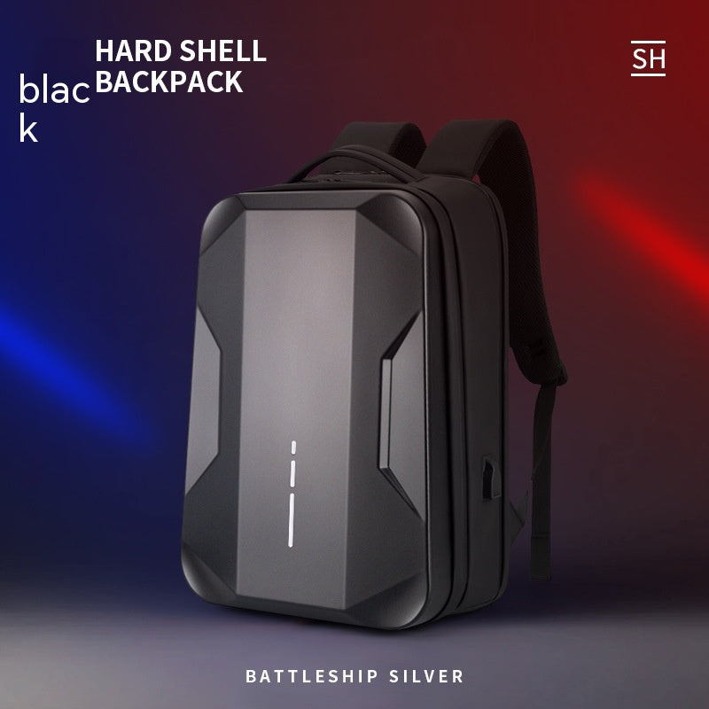 Business Rucksack mit Hartschale und USB-Anschluss