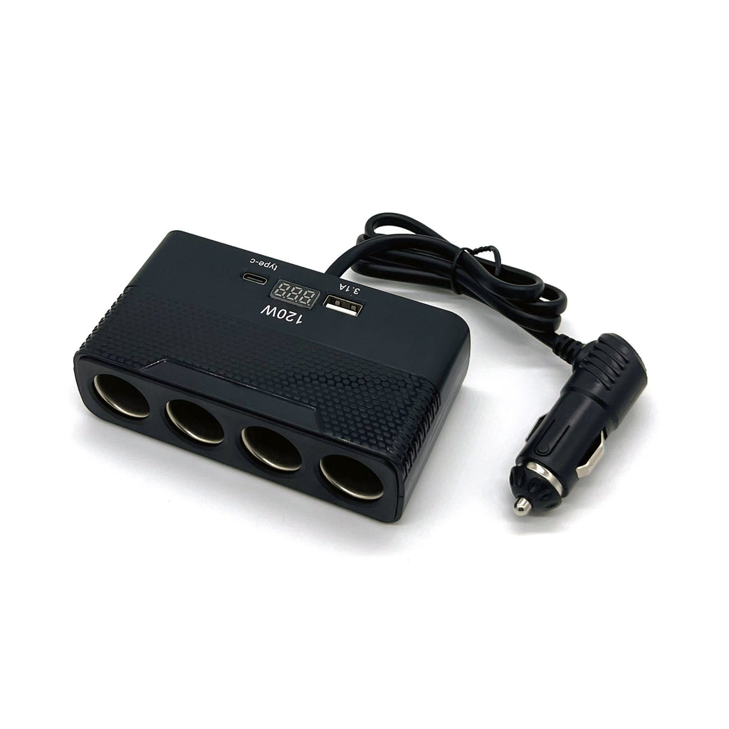 Auto-Zigarettenanzünder mit USB & Type-C