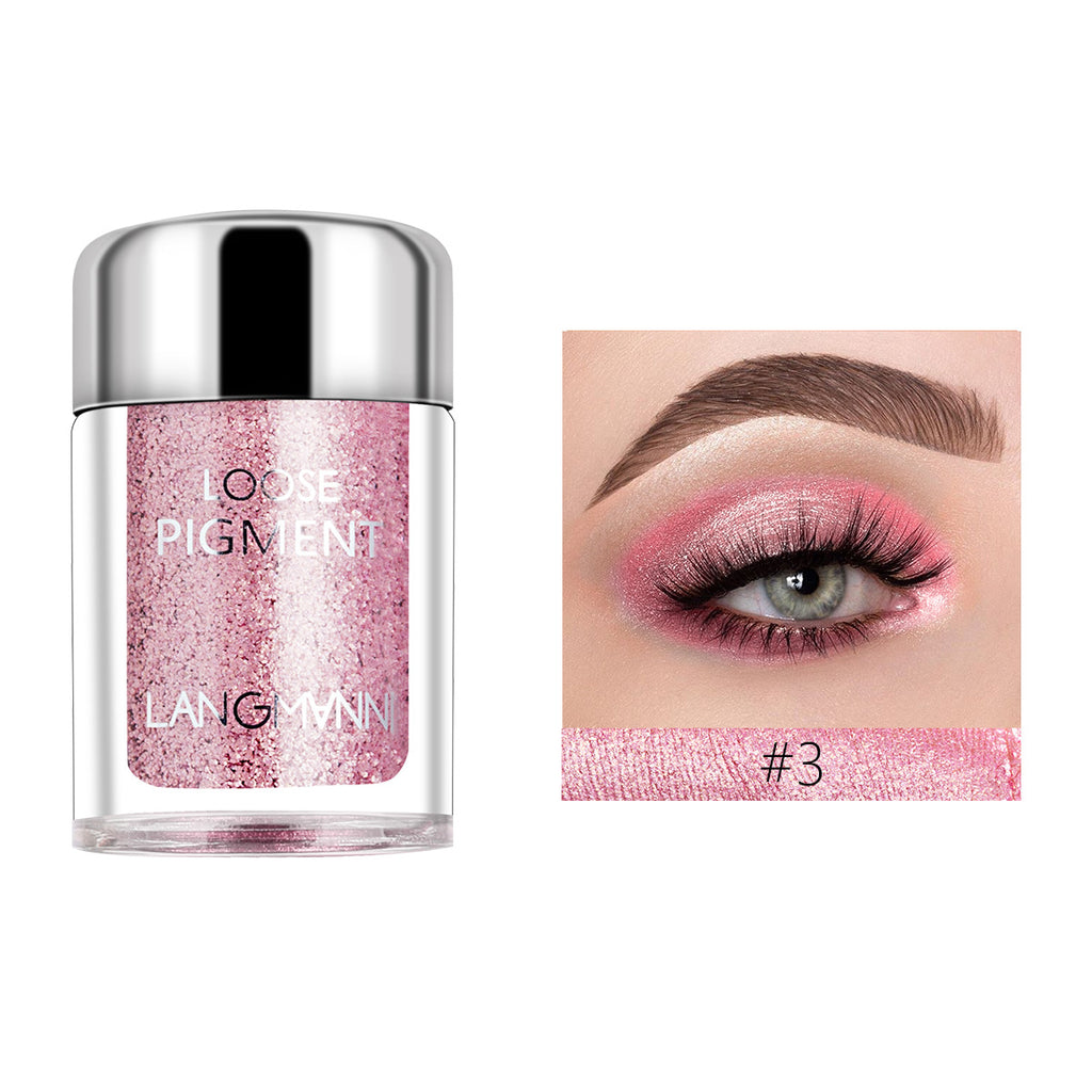 Perlglänzendes Lidschatten-Set mit Diamantglitzer – Bild 2 | LuxeStyle