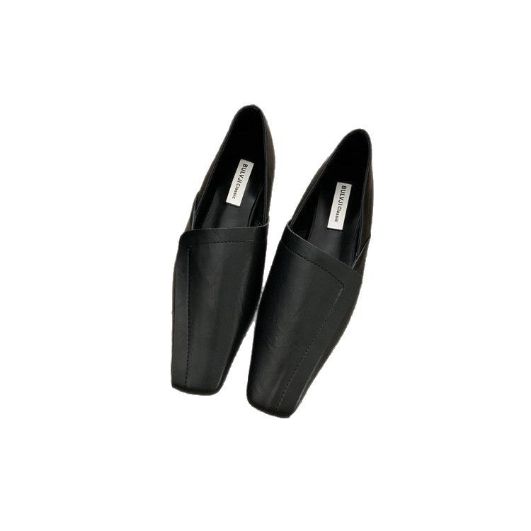 Retro-Mules aus Wildlederimitat mit eckiger Spitze – Bild 7 | LuxeStyle
