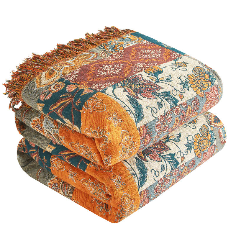 Boho-Muster-Decke
