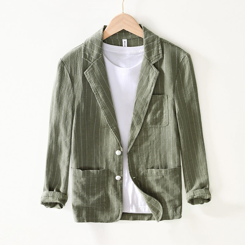 Herren Leinen-Anzug für Frühling und Herbst – Bild 4 | LuxeStyle