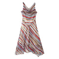 Damenkleid mit Streifenmuster – Bild 6 | LuxeStyle