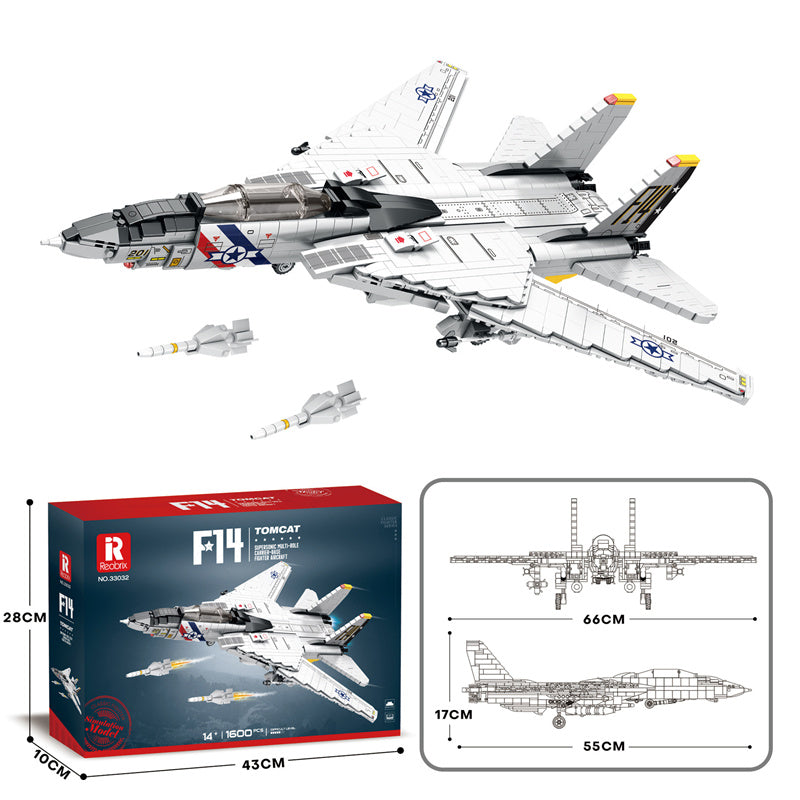 Militär Jet Bausteine Puzzle