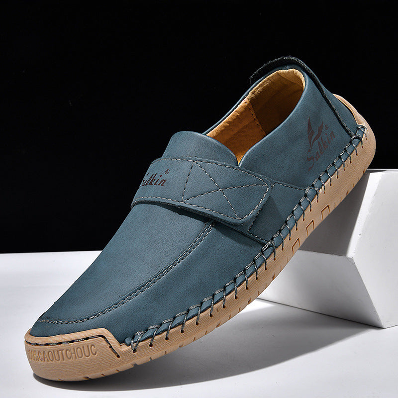 Herren Leder-Halbschuhe mit Handnaht – Bild 8 | LuxeStyle