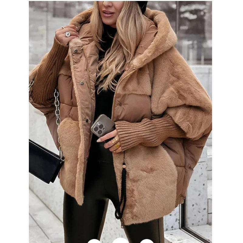 Gefütterte Jacke mit Farbblöcken – Bild 2 | LuxeStyle