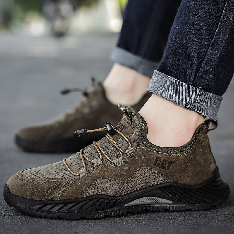 Leder Sneaker Herren atmungsaktiv – Bild 10 | LuxeStyle
