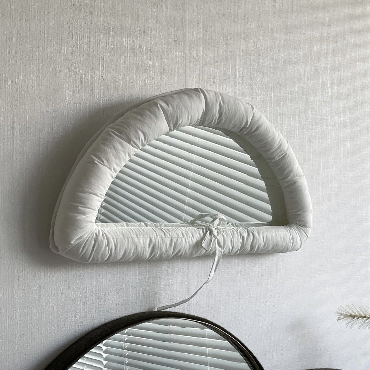 Einfaches, weiches Spiegelkissen