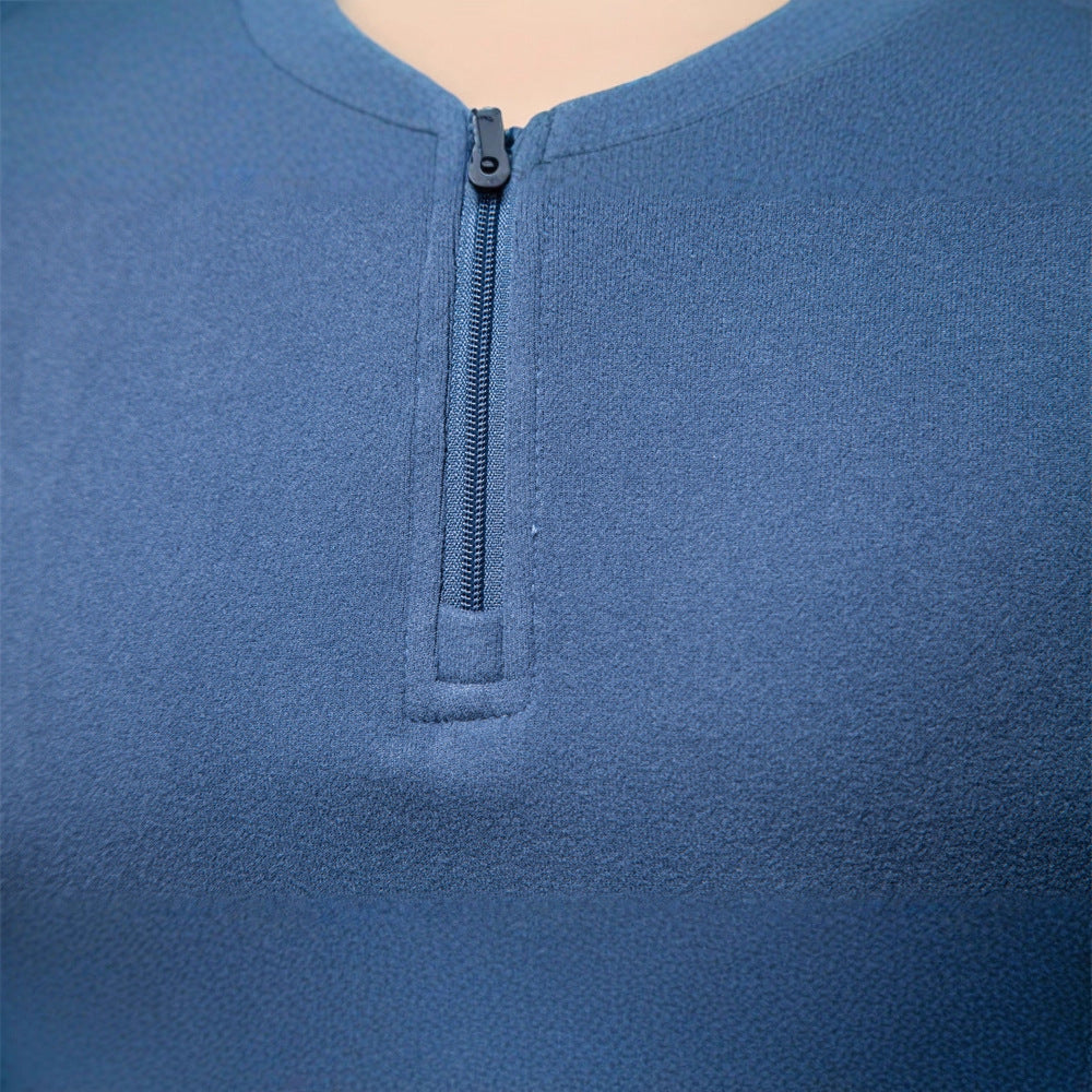 Thermosweater Herren, Halbzipfel, Stehkragen